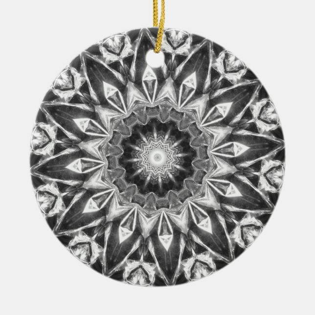 Chrystal Kaleidoscope 05 Ceramic Tree Decoration (Front)