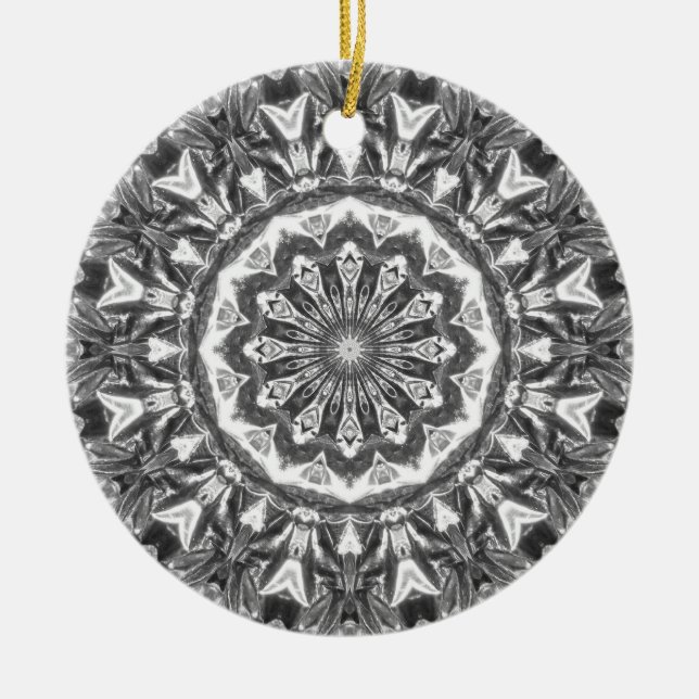 Chrystal Kaleidoscope 06 Ceramic Tree Decoration (Front)