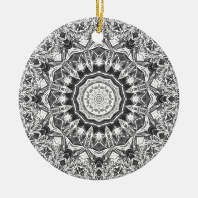 Chrystal Kaleidoscope 08 Ceramic Tree Decoration (Front)