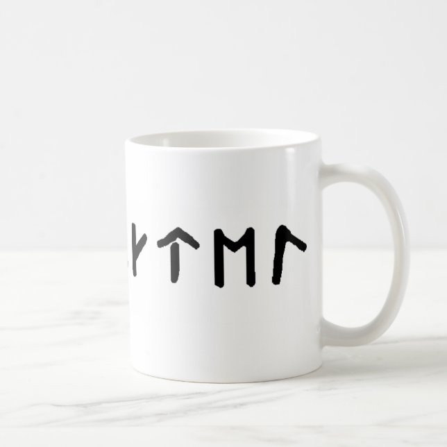 "Chrystel" Runic Coffee Mug (Right)