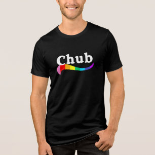 CHUB Gay Body Type Big and Beautiful Pride Month  Tri-Blend Shirt