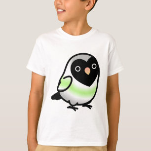 Chubby Agender LGBT+ Pride Lovebird T-Shirt
