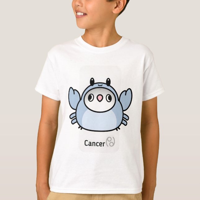 Chubby Bird Zodiac Cancer T-Shirt (Front)
