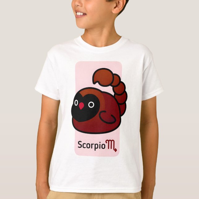 Chubby Bird Zodiac Scorpio T-Shirt (Front)