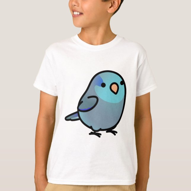 Chubby Blue Parrotlet T-Shirt (Front)