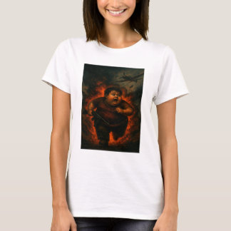 Chubby Boy in War – Funny Dark Fantasy Tee