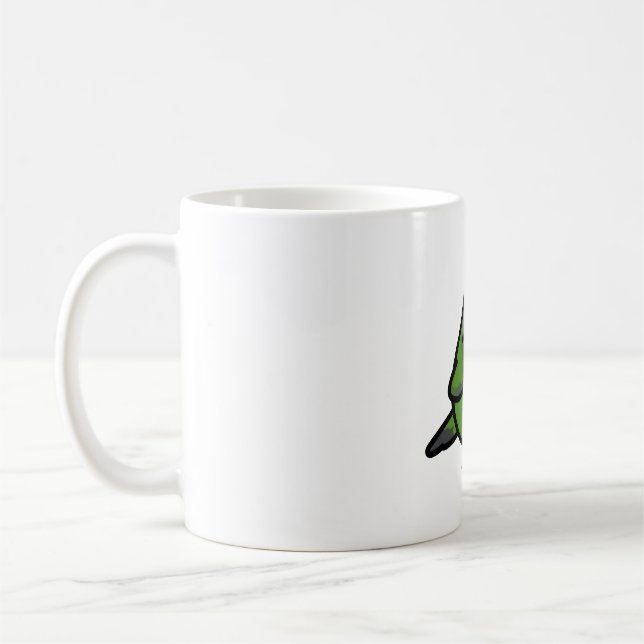 Chubby Cape Parrot Coffee Mug (Left)