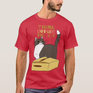 Chubby Cat and the Box T-Shirt
