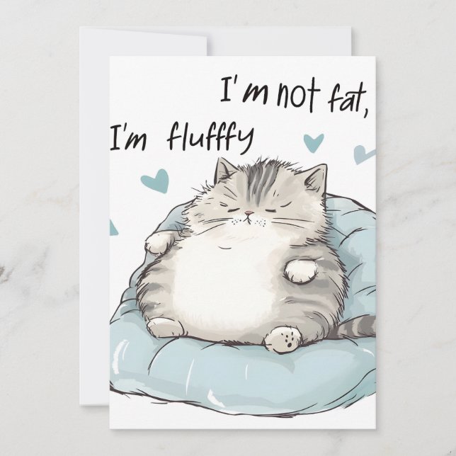 Chubby Cat Chill Vibes Announcement (Front)