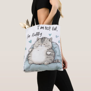 Chubby Cat Chill Vibes Tote Bag