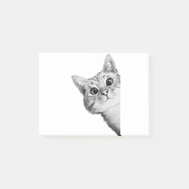 Chubby Cat Post-it Notes (Front)