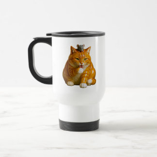 Chubby Cat Travel Mug
