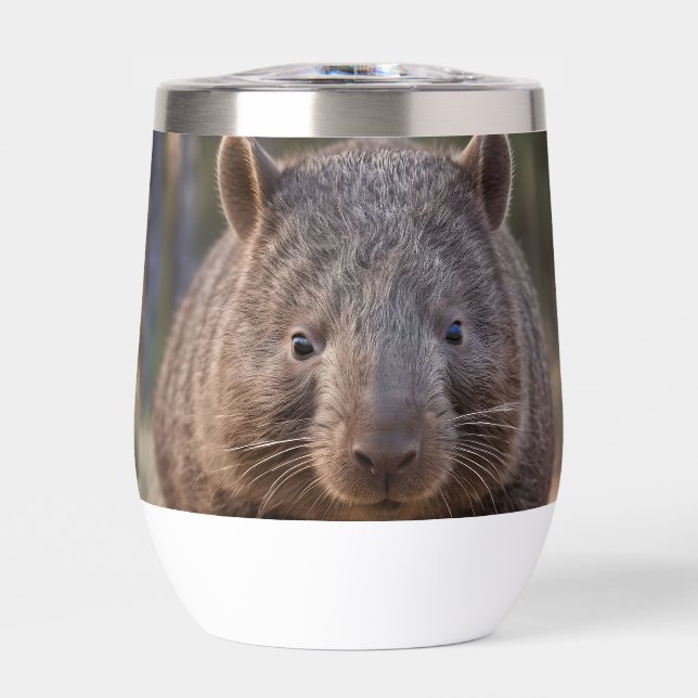 "Chubby Charm: The Adorable Australian Wombat" (Front)