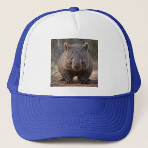 "Chubby Charm: The Adorable Australian Wombat" Trucker Hat