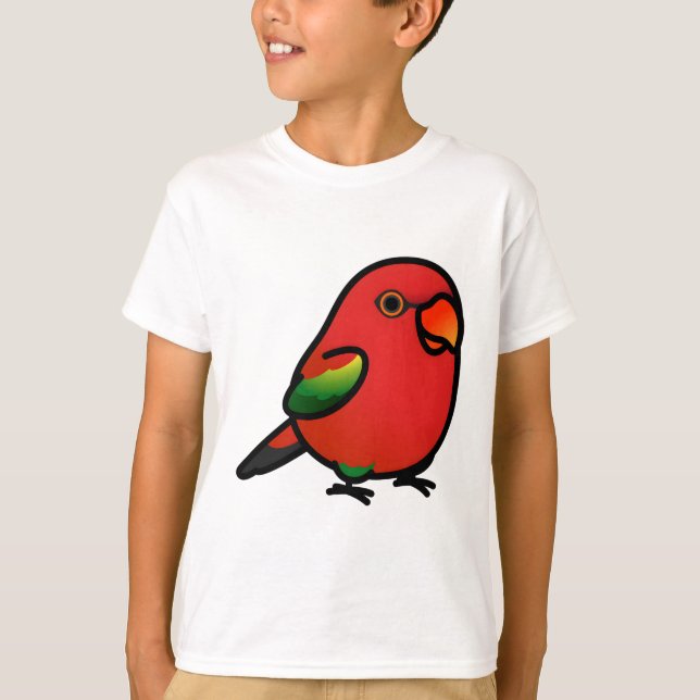 Chubby Chattering Lory Lorikeet T-Shirt (Front)