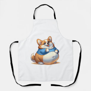 Chubby Corgi Hoodie - Cosy Dog Lover Apparel Apron