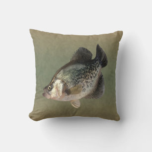 Chubby Crappie Fish Cushion