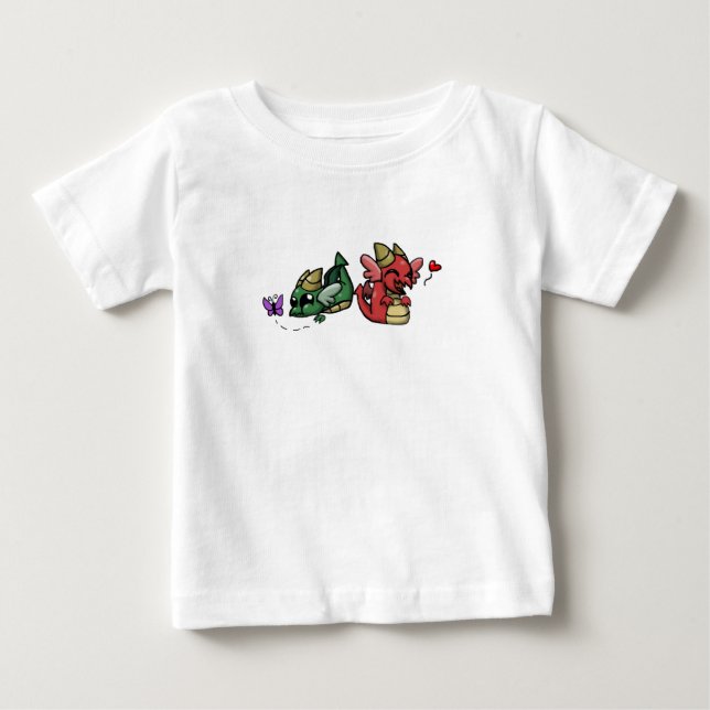 Chubby Dragons Baby T-Shirt (Front)