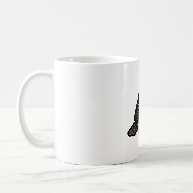 Chubby European Starling Coffee Mug (Left)