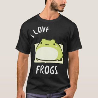 Chubby Frog I love frogs T-Shirt
