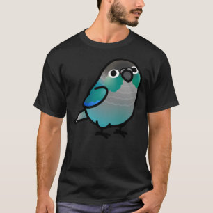 Chubby Green Cheek Conure Turquoise  T-Shirt