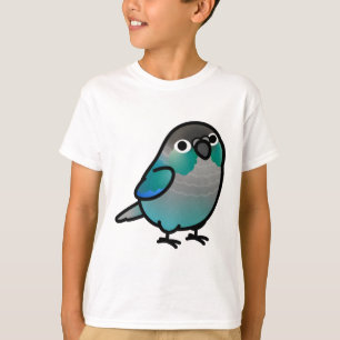 Chubby Green Cheek Conure Turquoise T-Shirt