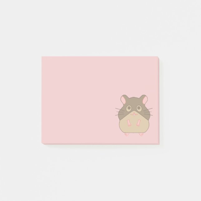 Chubby Hamster Post-it Notes (Front)