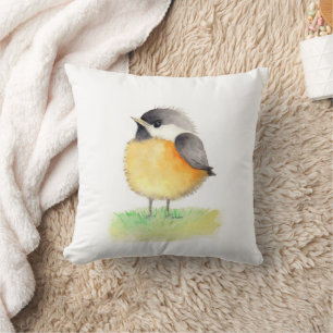 Chubby Little Chickadee Pillow