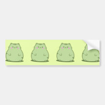 Chubby Matcha Green Kitty