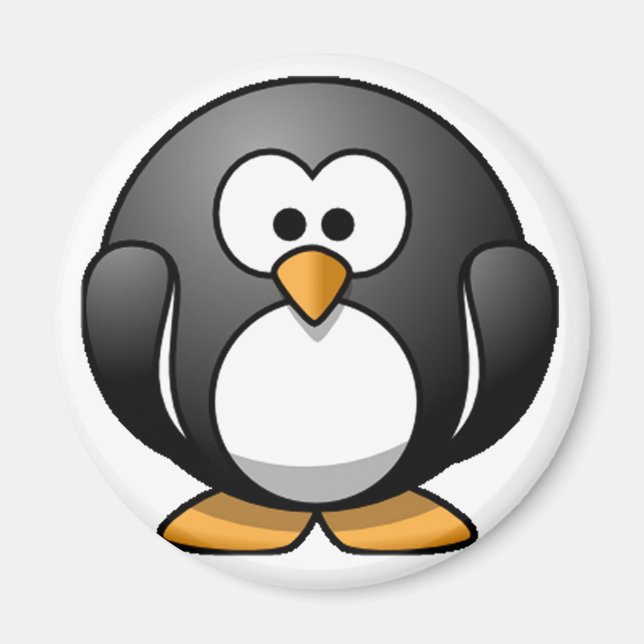 Chubby Penguin Magnet (Front)