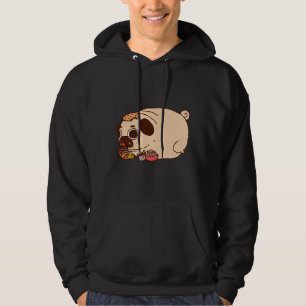 chubby pug eating Classic T-Shirt 886 Hoodie