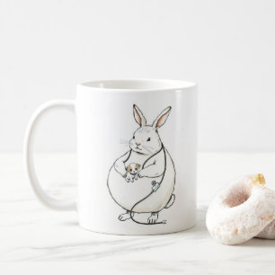 Chubby Rabbit Vet Mug - Funny Veterinarian Gift