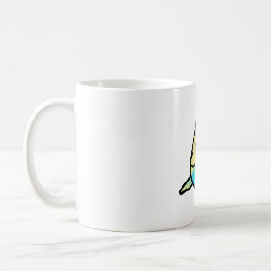 Chubby Rainbow Spangle Budgie - Male Coffee Mug