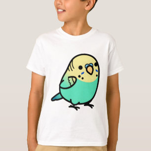 Chubby Sky Blue Yellow-headed Budgie T-Shirt