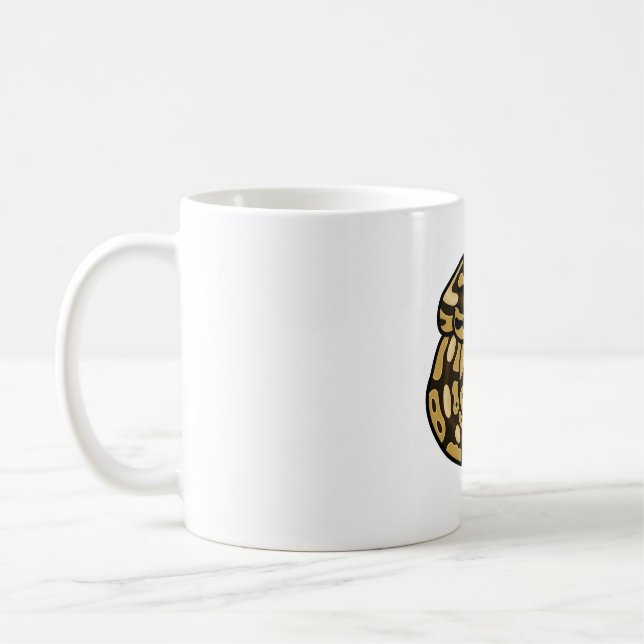 Chubby Snek, Snake, Boa Coffee Mug (Left)