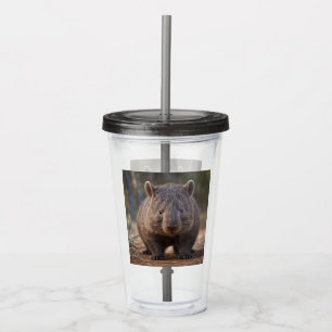 Chubby The Australian Wombat,  Acrylic Tumbler
