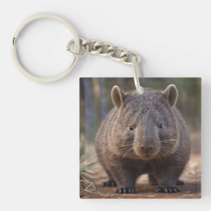 Chubby The Australian Wombat, Key Ring