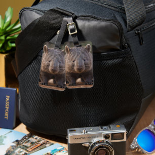Chubby The Australian Wombat, Luggage Tag