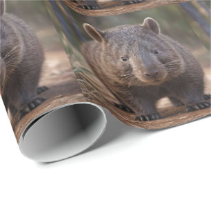 Chubby The Australian Wombat, Wrapping Paper
