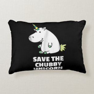 Chubby Unicorn Cute Hippo Gift For Aunt Decorative Cushion
