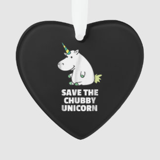 Chubby Unicorn Cute Hippo Gift For Aunt Ornament
