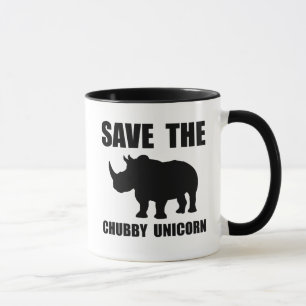 Chubby Unicorn Rhino Mug