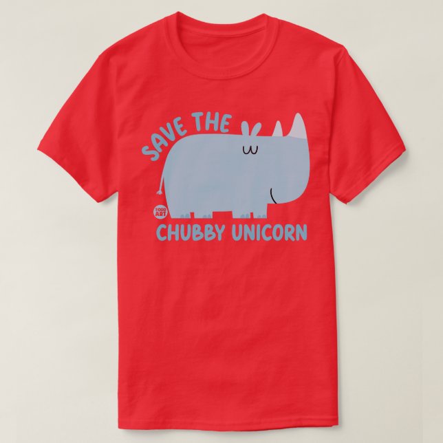 chubby unicorn T-Shirt (Design Front)