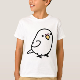Chubby White Albino Budgie T-Shirt