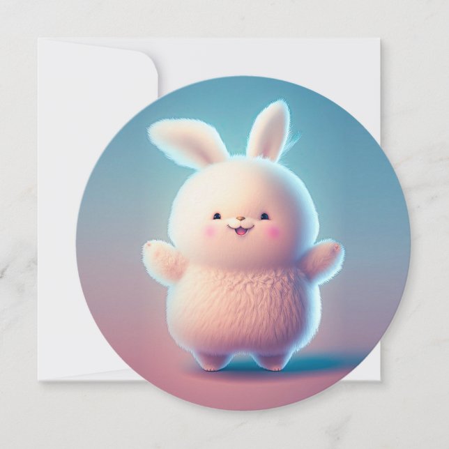 Chubby White Bunny (Front)