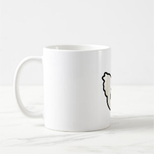 Chubby White Chicken Coffee Mug