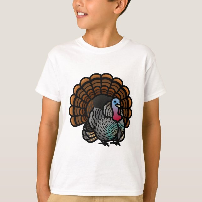 Chubby Wild Turkey T-Shirt (Front)