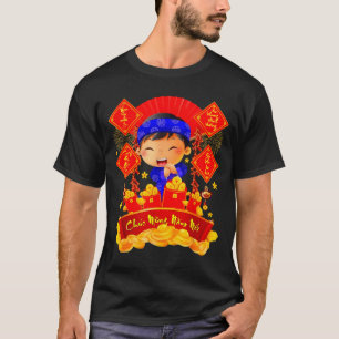 Chuc Mung Nam Moi Tet Vietnamese New Year Decorati T-Shirt