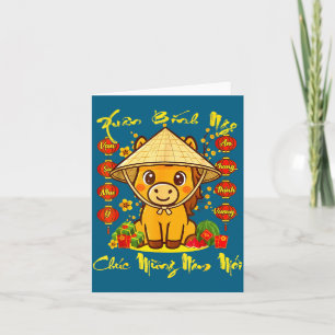 Chuc Mung Nam Moi Vietnamese New Year Of The Horse Card