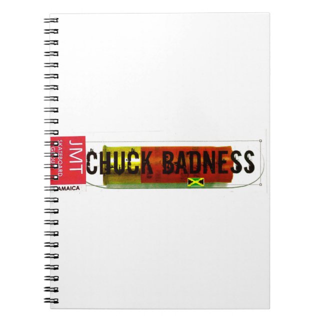 CHUCK BADNESS /TST Merchandise Notebook (Front)